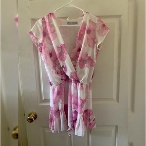 Hello Molly Floral Romper